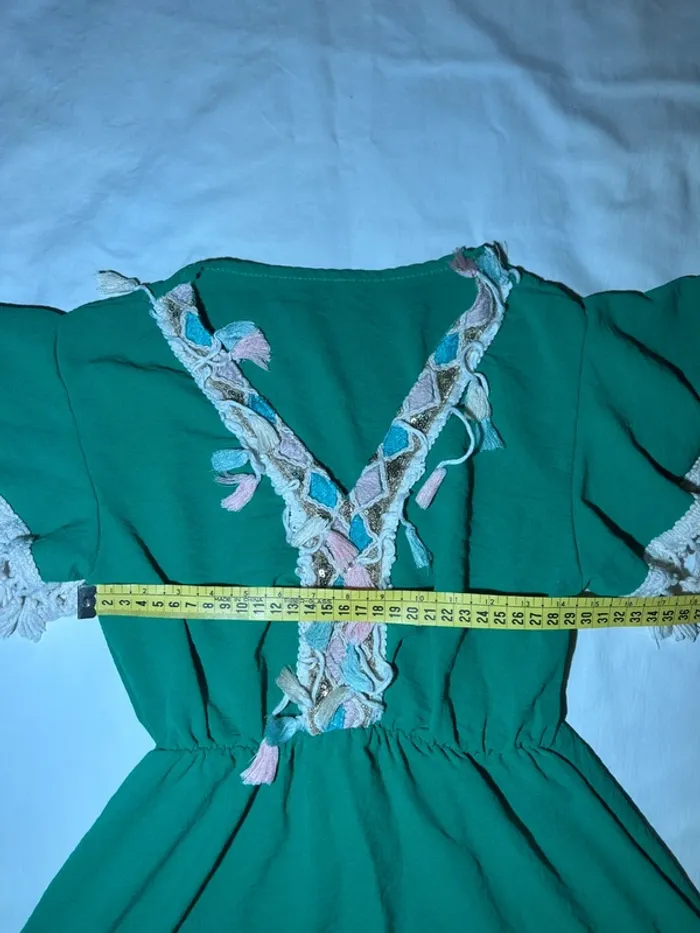 Robe verte vintage - photo numéro 7