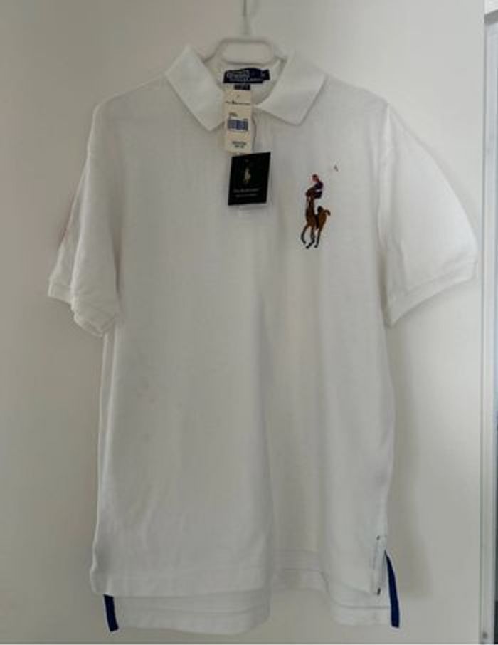 Polo Ralph Lauren Big Pony Neuf taille M Blanc