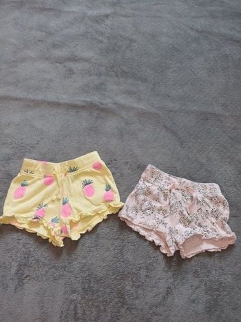 Lot de 2 short 12 mois