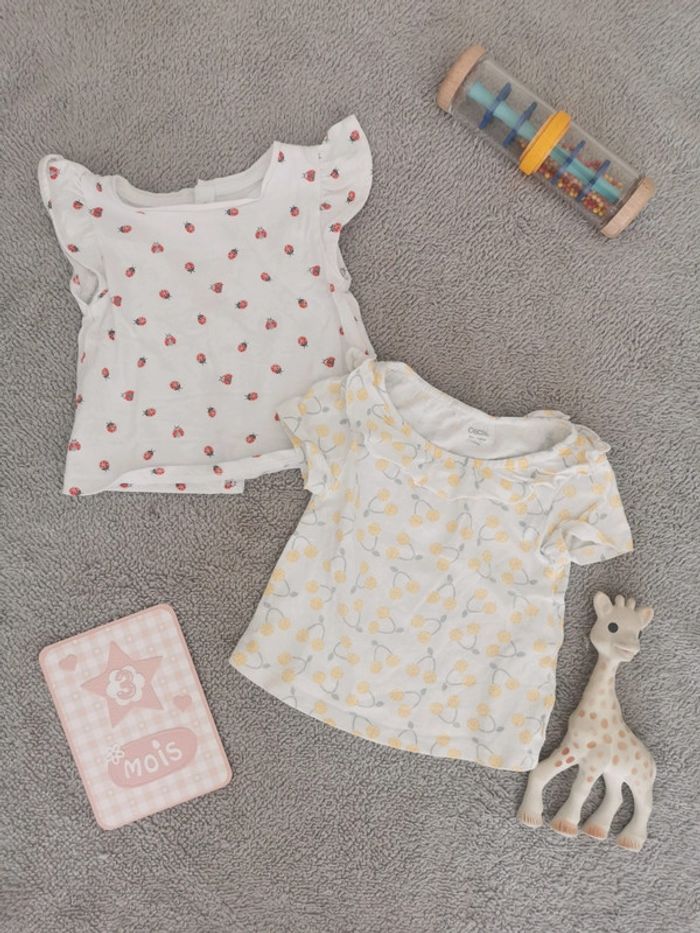 Lot 2 t-shirts été Obaïbi