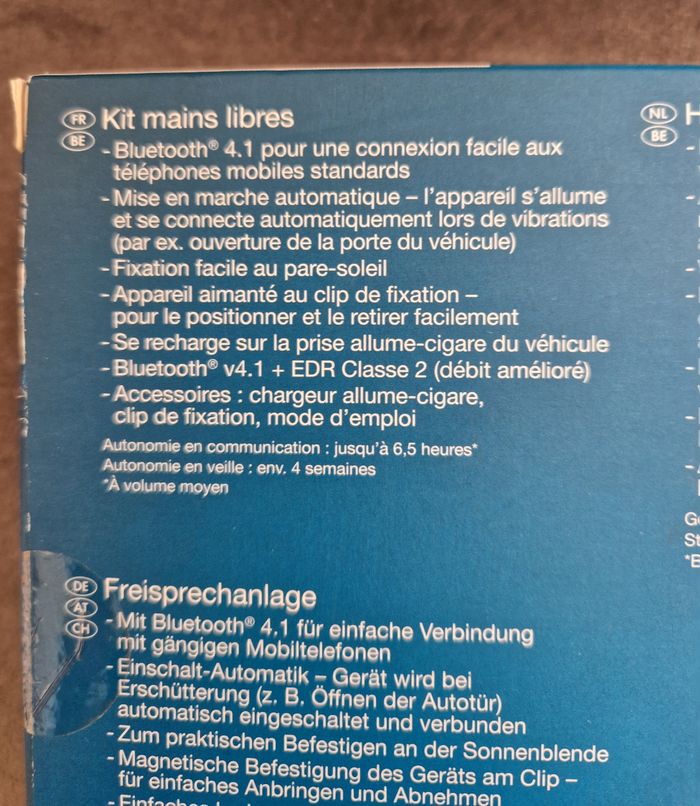 Kit mains libres pour voiture - photo numéro 3