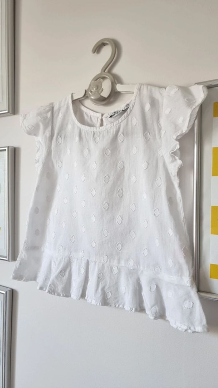 Blouse légère, tunique, t-shirt primark 3-4ans comme neuf - photo numéro 4