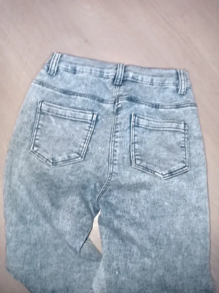 Jeans bleu extensible - photo numéro 4