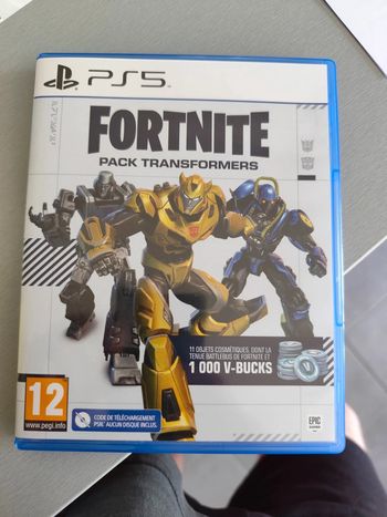Boite Fortnite pack transformers