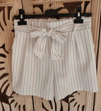 Short à rayures, nouette Taille S Jennyfer