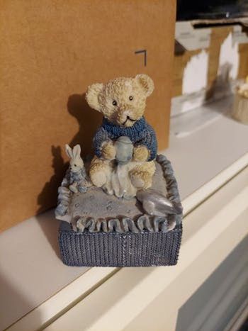 Pot teddy bear dents de lait