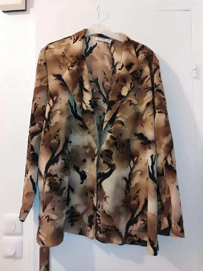 Veste tachetée - Sarah B. - taille 50