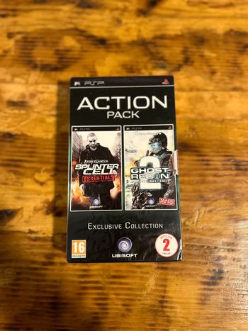 Pack 2 Jeux PSP Neufs Sous Blister – 20 Ans – Splinter Cell + Ghost Recon