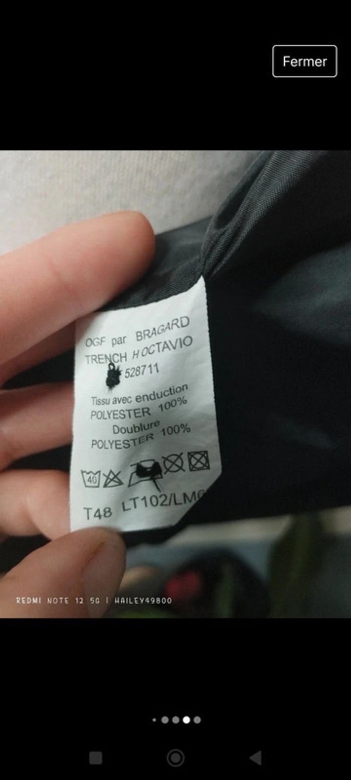 Magnifique parka Bragard taille 48 - photo numéro 9