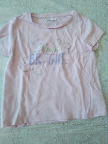 Tee-shirt rose clair Shine Bright 3 ans