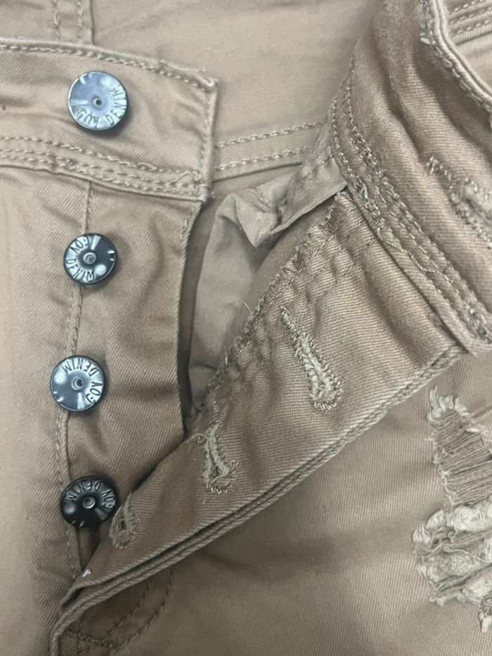 Short en Denim marron - photo numéro 3