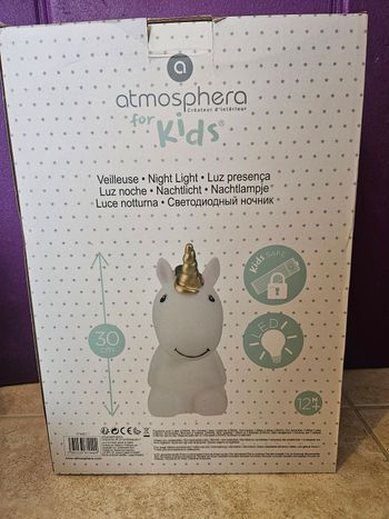 Veilleuse licorne 30cm