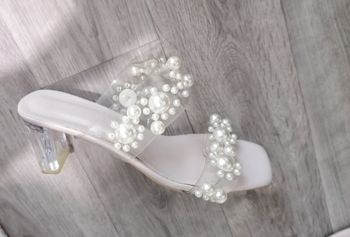 Chaussure talon transparente 