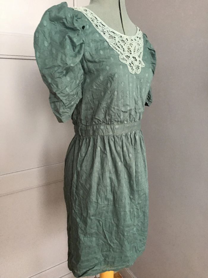 Robe manches bouffantes coton - photo numéro 5