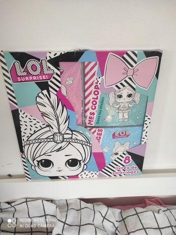 Lot 8 livres coloriage LOL surprise 