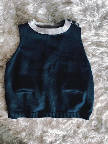 Pull sans manche 12 mois