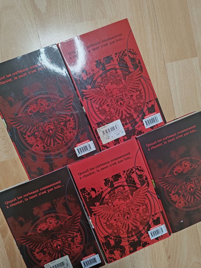 Lot de 5 Red Raven - Kana - photo numéro 2