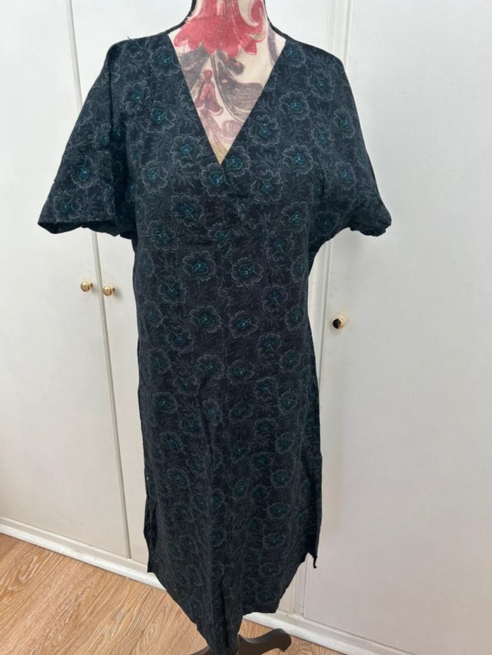 Robe en coton vintage taille 36 - fais maison année 70