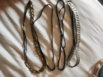 Headband chaînes/ clous /tresse h&m