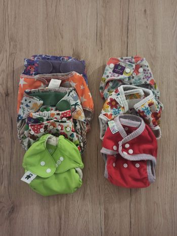 Lot de couches lavables + inserts bambou
