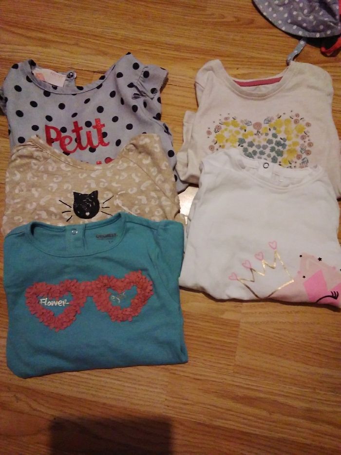 Lot t-shirt manches longues