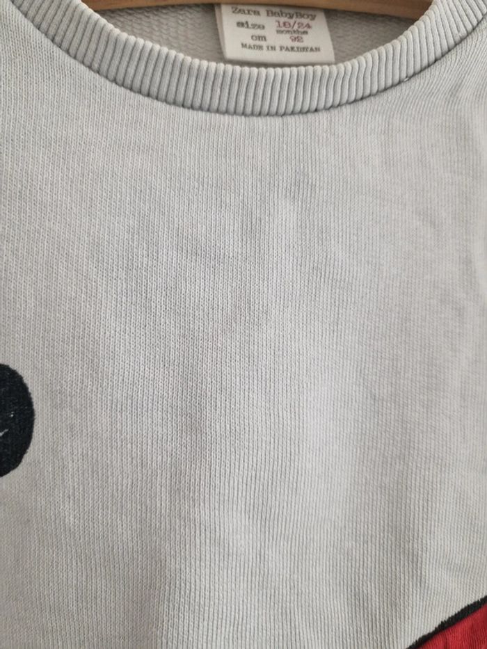 Zara - Sweat / pull manches longues - Langue - Blanc (2 ans) - photo numéro 5