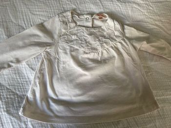 T-shirt blanc DPAM 6 mois