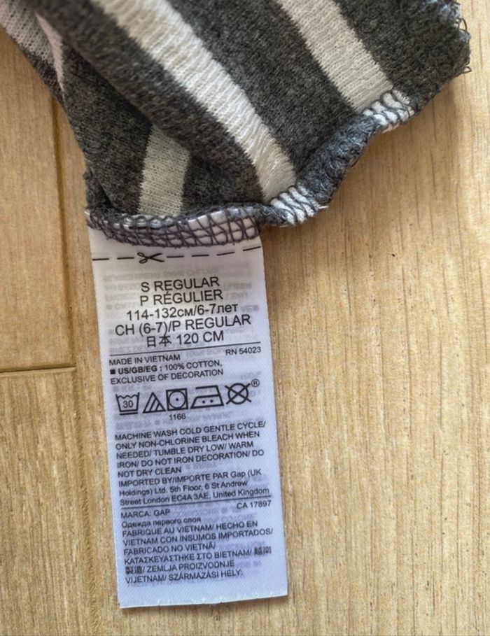 Pull fin 100% coton type marinière  GAP - photo numéro 4