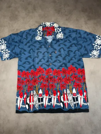 Chemise Vintage Y2k à motifs Hawaïen Taille M