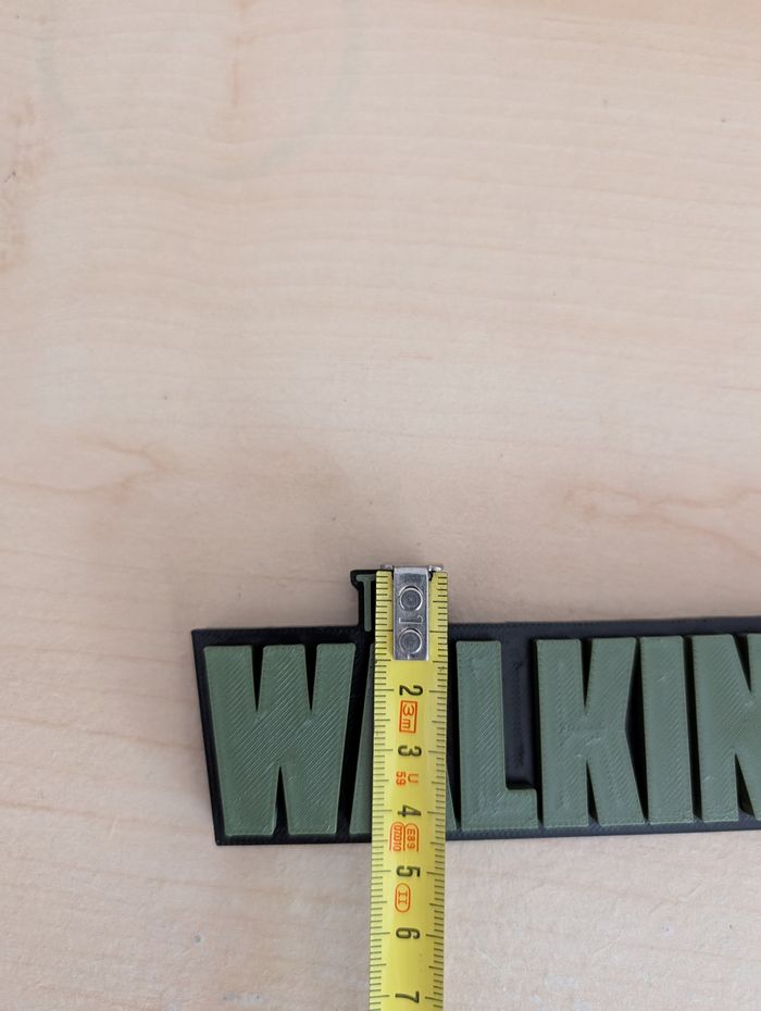 Bibelot mini enseigne statuette logo the walking dead - photo numéro 4