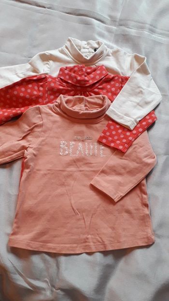 Lot de 3 sous-pull 9 mois