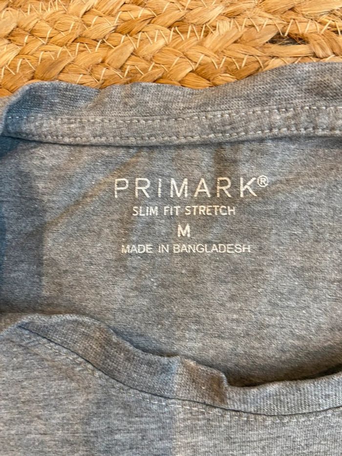Tee-shirts homme Primark taille M slim fit Stretch - photo numéro 2