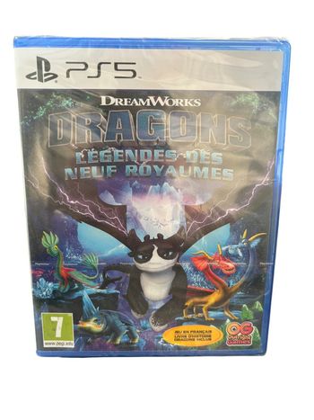 Jeu vidéo Dreamworks Dragons Légendes des neuf royaumes sur console PlayStation 5 neuf