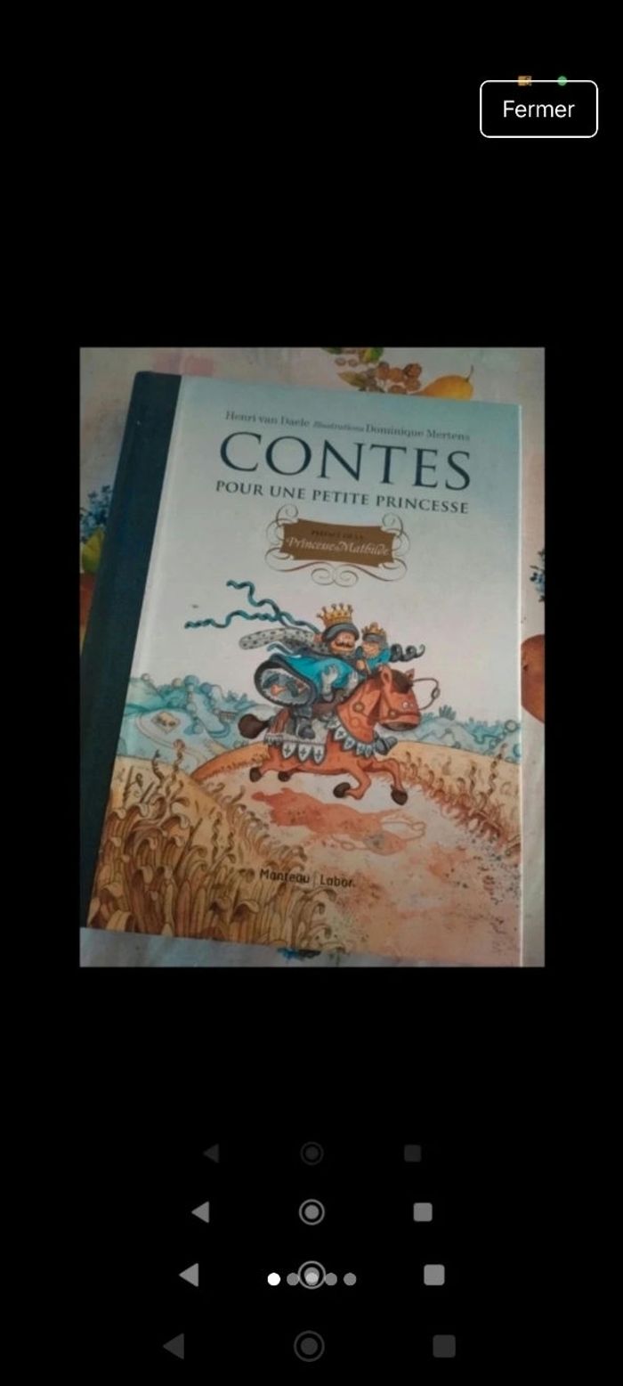 Livre "contes pour une petite princesse"