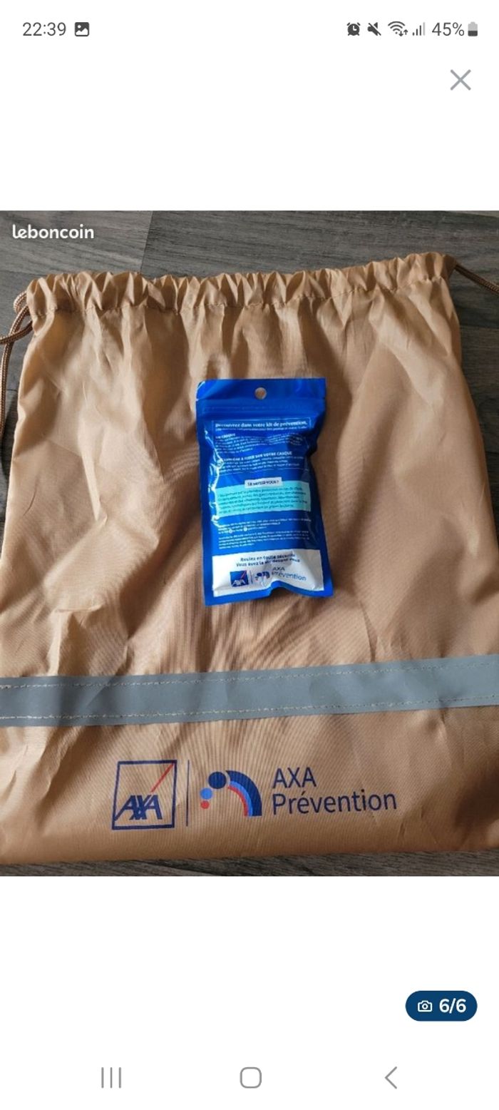 Kit casque vélo(avec sac+lumiére)Taille M - photo numéro 6