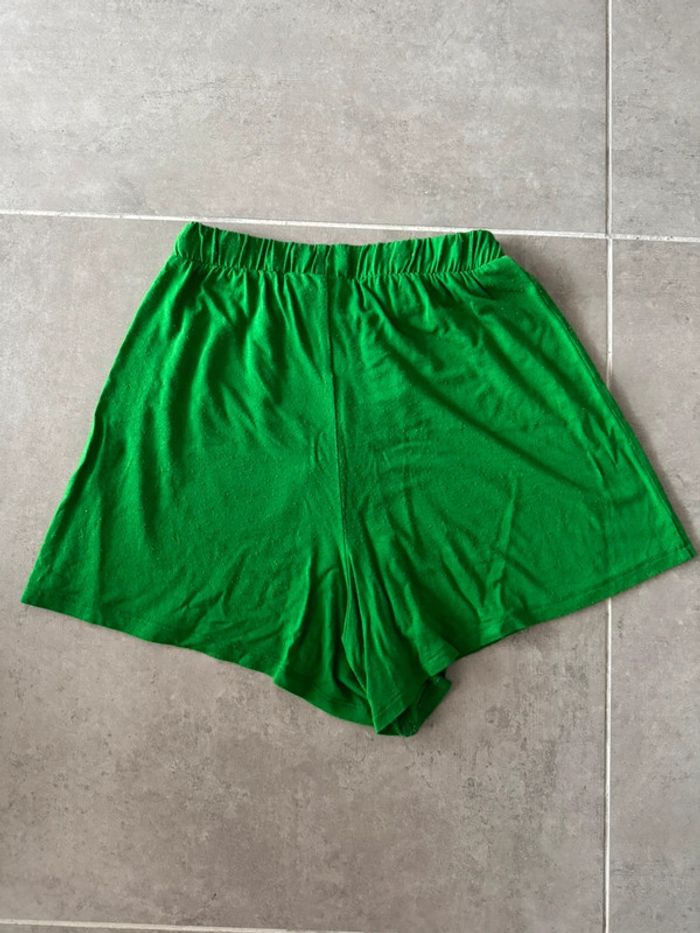 Short fluide à taille élastique vert Asos Design - photo numéro 3