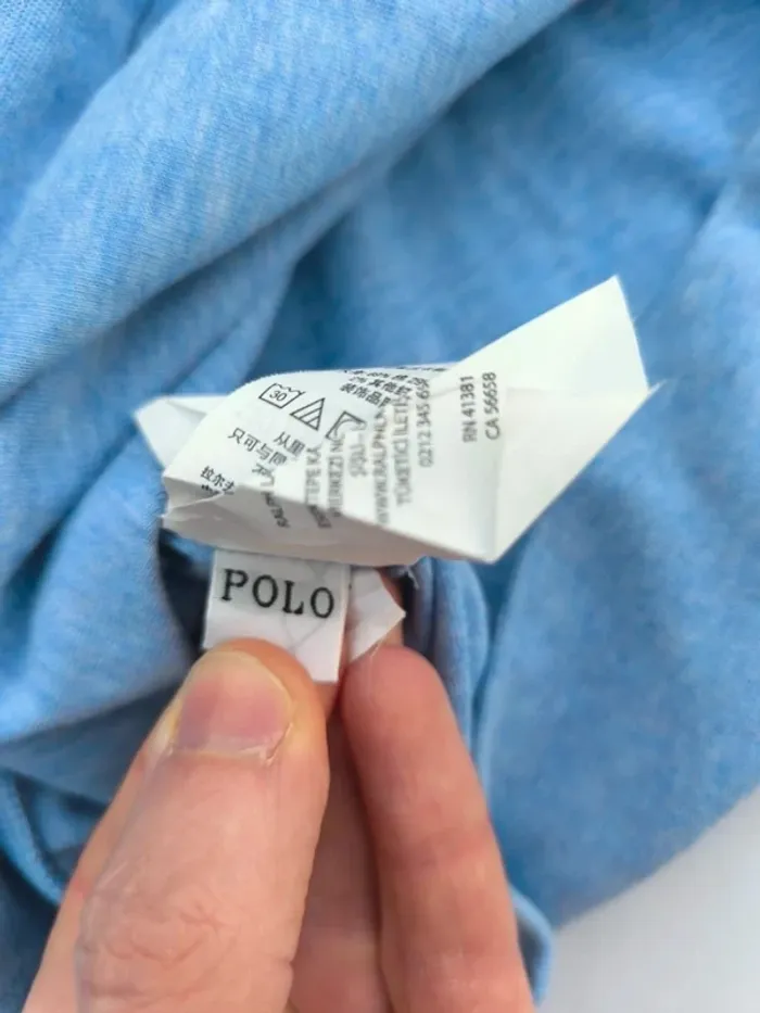 Pull 1/4 zippé Ralph Lauren homme bleu taille XL avec logo, toutes saisons - photo numéro 11