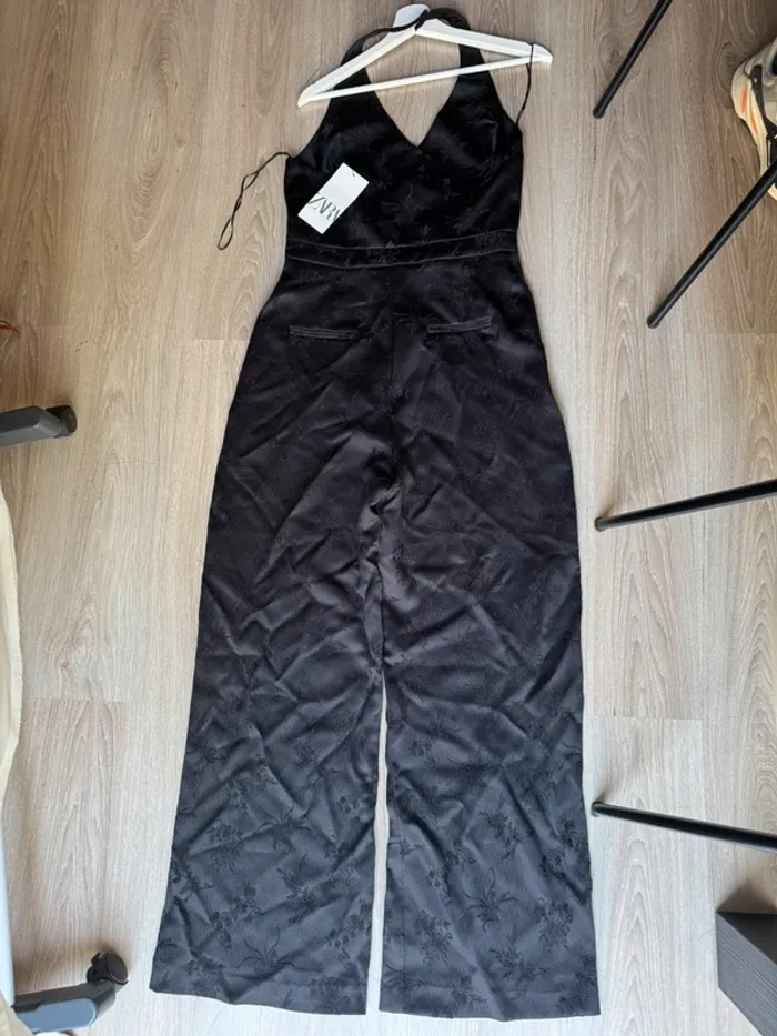Combinaison noire Zara très élégante brodée - photo numéro 7