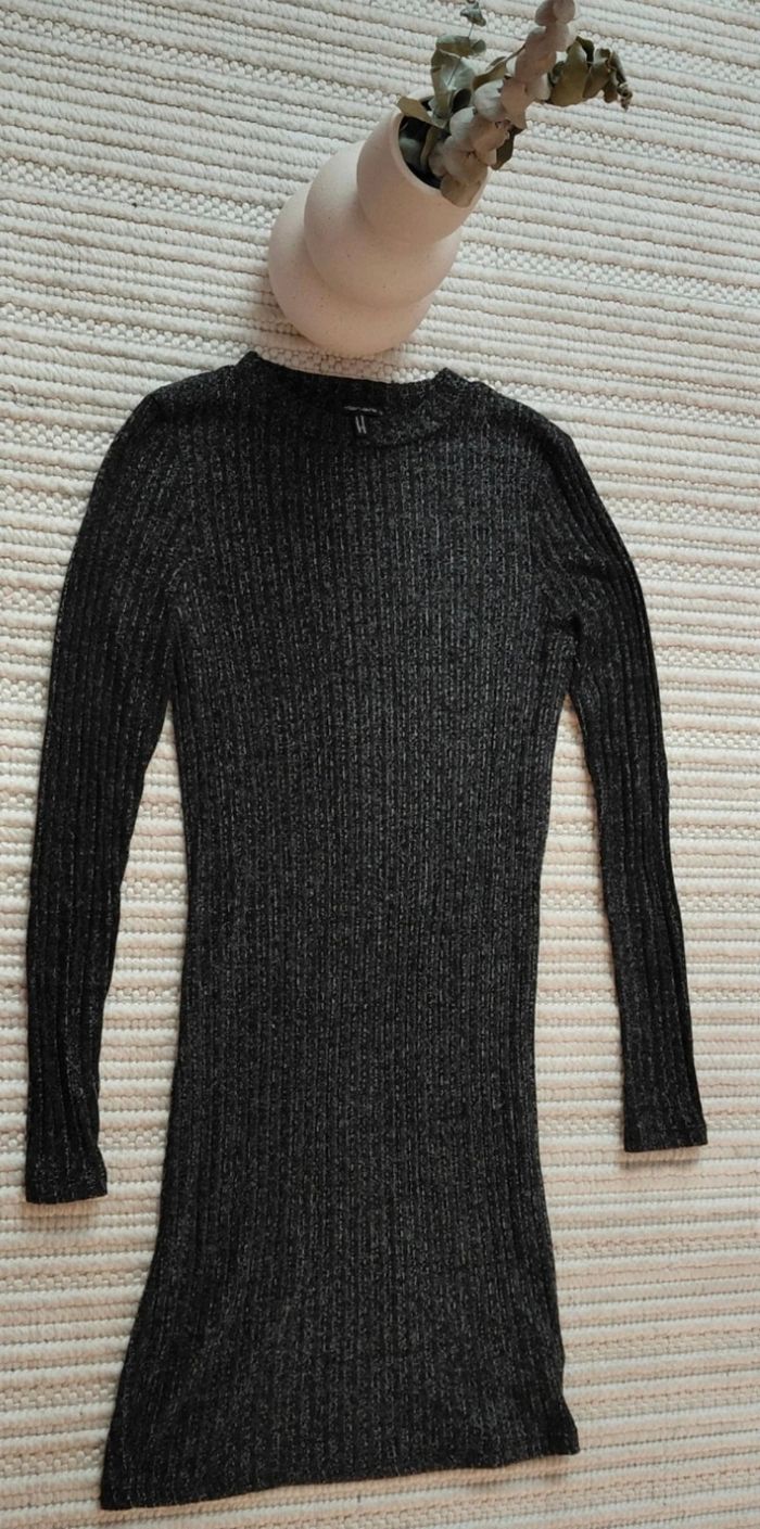 Robe pull gris anthracite