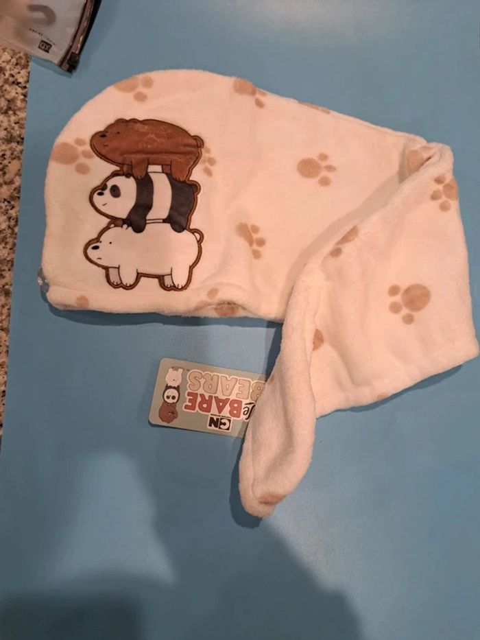Bare Bears : Tota Bag, Houpettes & Essuie Cheveux - Neuf - photo numéro 9