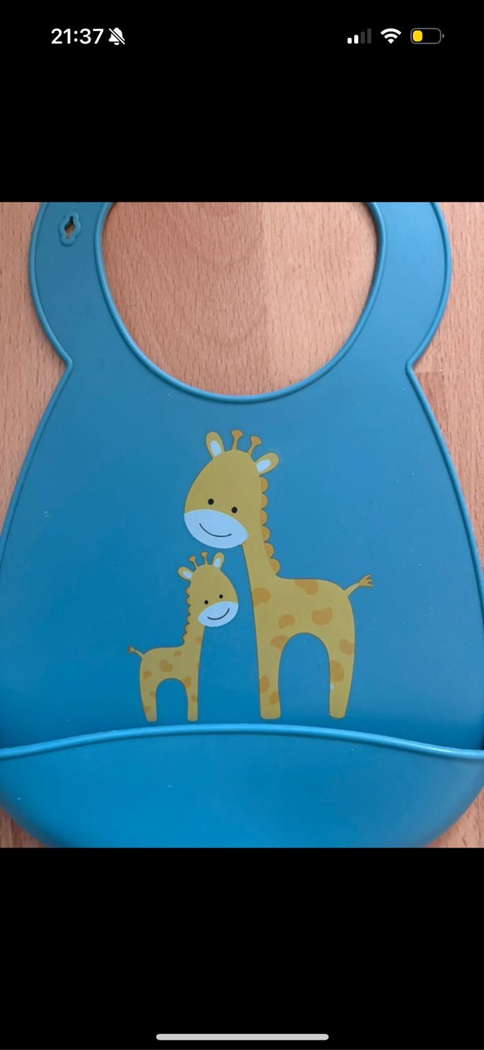 Bavoir bébé plastique - photo numéro 2