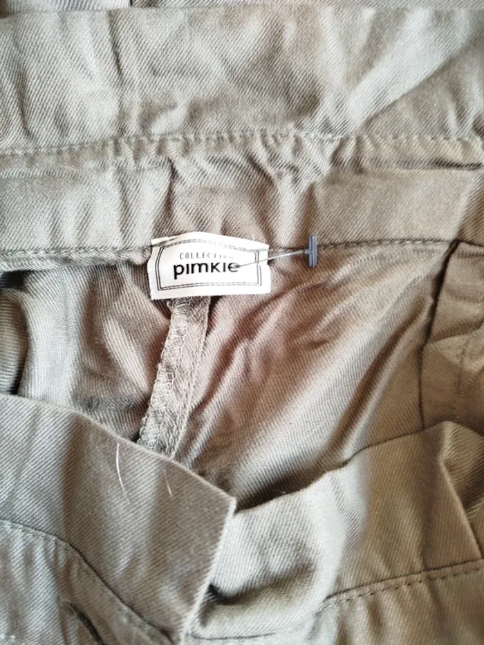 Pantalon kaki fluide 7/8 Pimkie taille M - photo numéro 6