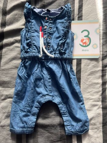 Salopette - 3 mois