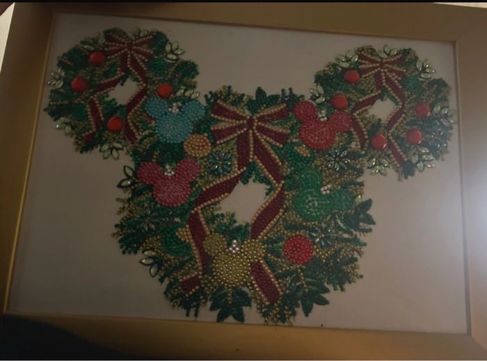 Cadre Diamond painting noël Disney - photo numéro 2