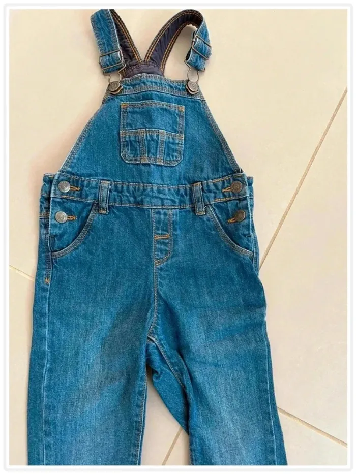 Salopette en jeans 36 mois, Kiabi - photo numéro 2