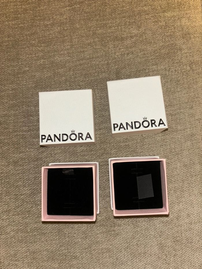 Lot de 2 boîtes bijoux Pandora en excellent état - photo numéro 2