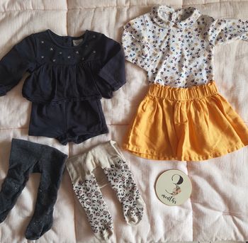 Lot combinaison Tao et ensemble jupe + collants