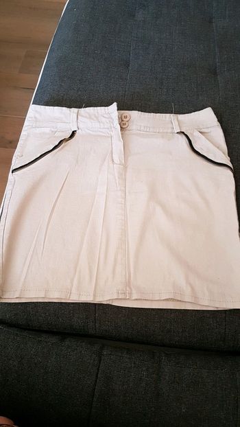 Jupe beige legere