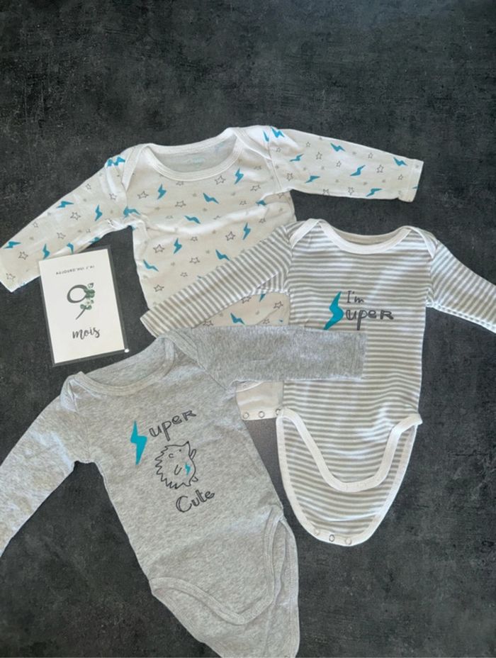 Lot de 3 body