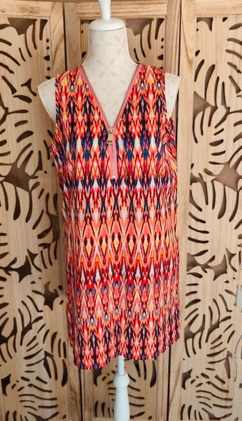 Tunique longue ou robe courte à motif coloré Kaylla Paris